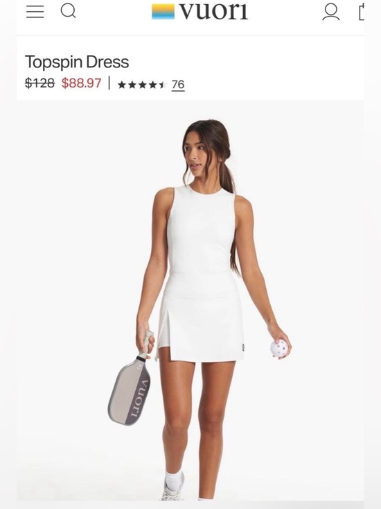 Vuori Dresses & Skirts - Vuori Topspin Dress NWOT Medium